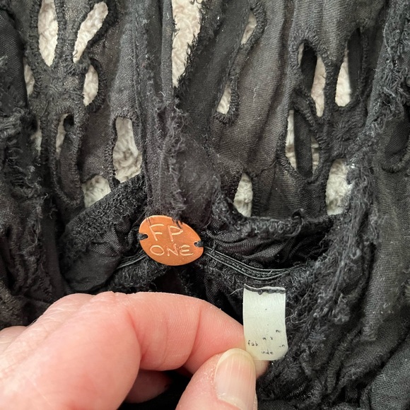 Free People Dress - Black - Deep V-Neck - Size Small - Picture 7 of 10